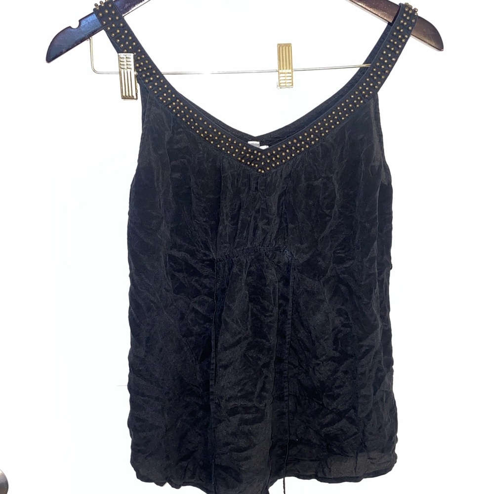 Black Beaded Blouse